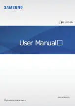 Preview for 1 page of Samsung SM-V310 User Manual