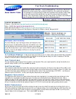 Samsung SMH1611W/XAA Troubleshooting preview