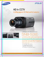 Samsung SNB-5000N Specifications preview