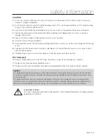 Preview for 3 page of Samsung SNC-C7478 User Manual