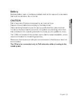 Preview for 5 page of Samsung SNP-6320 User Manual