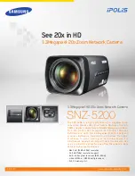 Preview for 1 page of Samsung SNZ-5200 Specifications