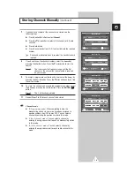 Preview for 19 page of Samsung SP-43L2HX Owner'S Instructions Manual