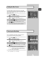 Preview for 35 page of Samsung SP-43L2HX Owner'S Instructions Manual