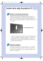 Preview for 1 page of Samsung SP-46L3HX Cautions On Using