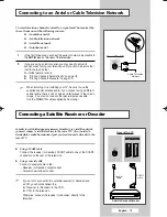 Preview for 13 page of Samsung SP-50L6HV Owner'S Instructions Manual