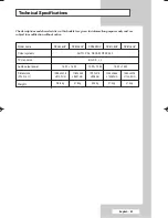 Preview for 69 page of Samsung SP-50L6HV Owner'S Instructions Manual