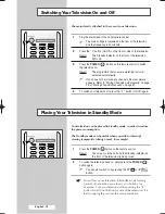 Preview for 12 page of Samsung SP-54T8HL Owner'S Instructions Manual