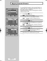 Preview for 24 page of Samsung SP-54T8HL Owner'S Instructions Manual