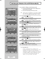 Preview for 42 page of Samsung SP-54T8HL Owner'S Instructions Manual