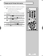 Preview for 45 page of Samsung SP-54T8HL Owner'S Instructions Manual