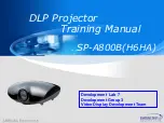 Samsung SP-A800B(H6HA) Training Manual preview