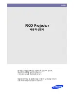 Preview for 1 page of Samsung SP-H03 User Manual