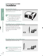 Preview for 14 page of Samsung SP-H800 - DLP Projector - HD 720p Owner'S Instructions Manual