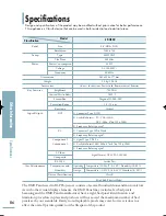 Preview for 86 page of Samsung SP-H800 - DLP Projector - HD 720p Owner'S Instructions Manual