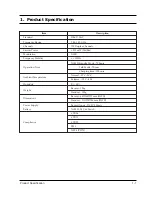 Preview for 4 page of Samsung SP-R6100 Service Manual