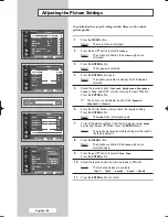 Preview for 26 page of Samsung SP42L6HX - 42" Rear Projection TV Owner'S Instructions Manual