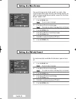 Preview for 42 page of Samsung SP42L6HX - 42" Rear Projection TV Owner'S Instructions Manual