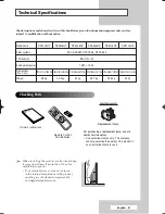 Preview for 61 page of Samsung SP42L6HX - 42" Rear Projection TV Owner'S Instructions Manual