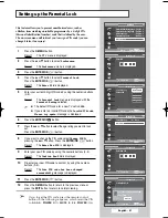 Preview for 61 page of Samsung SP50L6HD Owner'S Instructions Manual