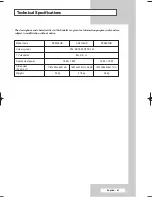 Preview for 81 page of Samsung SP50L6HD Owner'S Instructions Manual