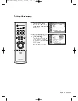 Preview for 27 page of Samsung SP50L6HN Owner'S Instructions Manual