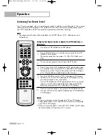 Preview for 32 page of Samsung SP50L6HN Owner'S Instructions Manual