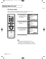 Preview for 46 page of Samsung SP50L6HN Owner'S Instructions Manual