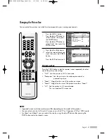 Preview for 51 page of Samsung SP50L6HN Owner'S Instructions Manual