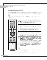 Preview for 38 page of Samsung SP50L7HD Owner'S Instructions Manual