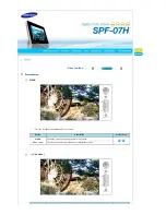 Preview for 15 page of Samsung SPF-07H User Manual