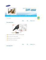 Preview for 11 page of Samsung SPF-85M User Manual