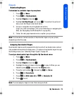 Preview for 83 page of Samsung SPH-m230 User Manual