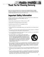 Preview for 4 page of Samsung SPN4235 Owner'S Manual