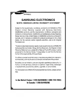 Preview for 105 page of Samsung SPN4235 Owner'S Manual