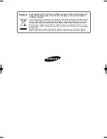 Preview for 19 page of Samsung SR-606EV Owner'S Instructions Manual