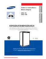 Samsung SRG-118 Owner'S Instructions Manual preview