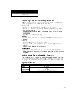 Preview for 67 page of Samsung ST-42W5P Owner'S Instructions Manual