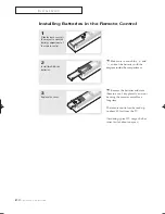 Preview for 22 page of Samsung ST-43T6P Owner'S Instructions Manual