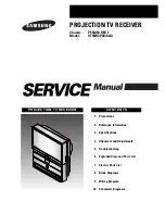 Preview for 1 page of Samsung ST55W3PCX/XAX Service Manual