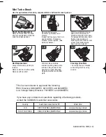 Preview for 8 page of Samsung SU-2910 Series Operating Instructions Manual