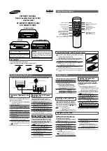 Samsung SV-140G Owner'S Manual preview