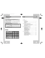 Preview for 2 page of Samsung SV-2000DS Instruction Manual