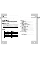 Preview for 2 page of Samsung SV-254G Instruction Manual