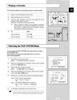 Preview for 33 page of Samsung SV-5000W Owner'S Instructions Manual