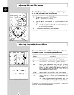 Preview for 36 page of Samsung SV-5000W Owner'S Instructions Manual