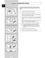 Preview for 42 page of Samsung SV-5000W Owner'S Instructions Manual