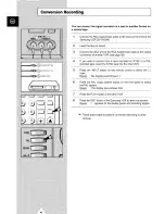 Preview for 46 page of Samsung SV-5000W Owner'S Instructions Manual