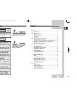 Preview for 2 page of Samsung SV-647B/XEU Instruction Manual