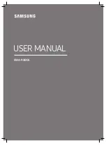 Samsung SWA9000SXY User Manual preview